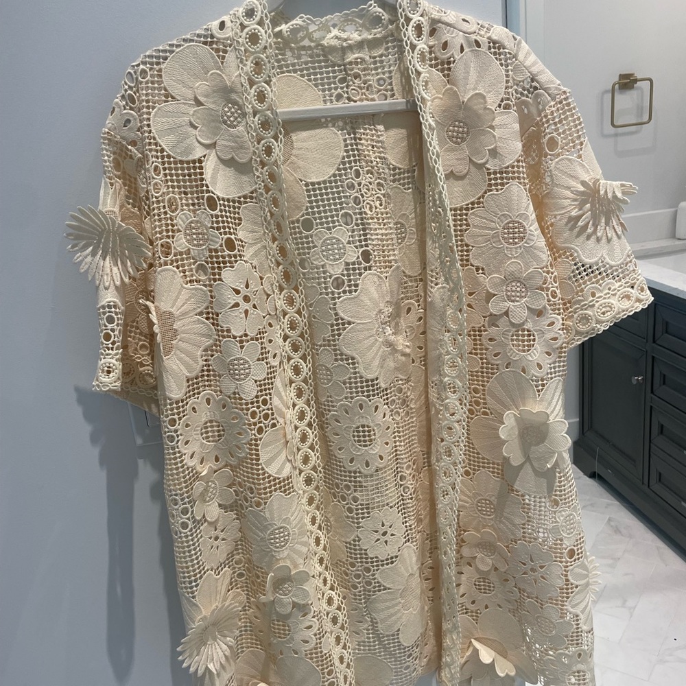 A flower cover up